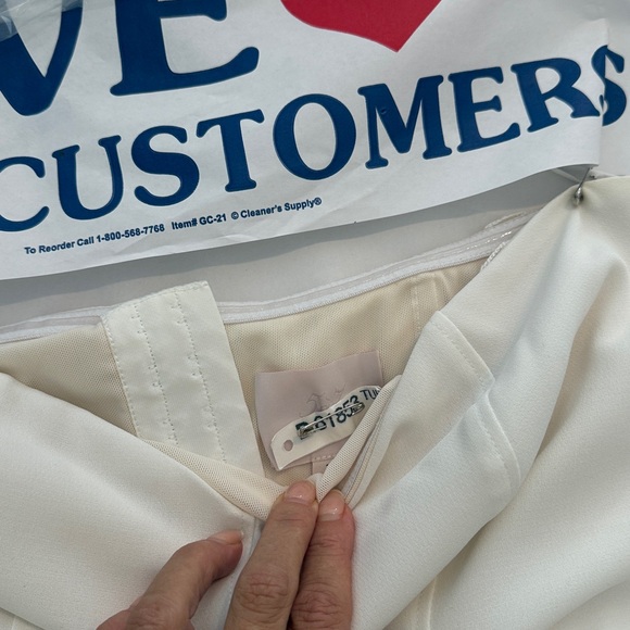 Cinq à Sept Devon White Strapless Dress - Picture 5 of 6